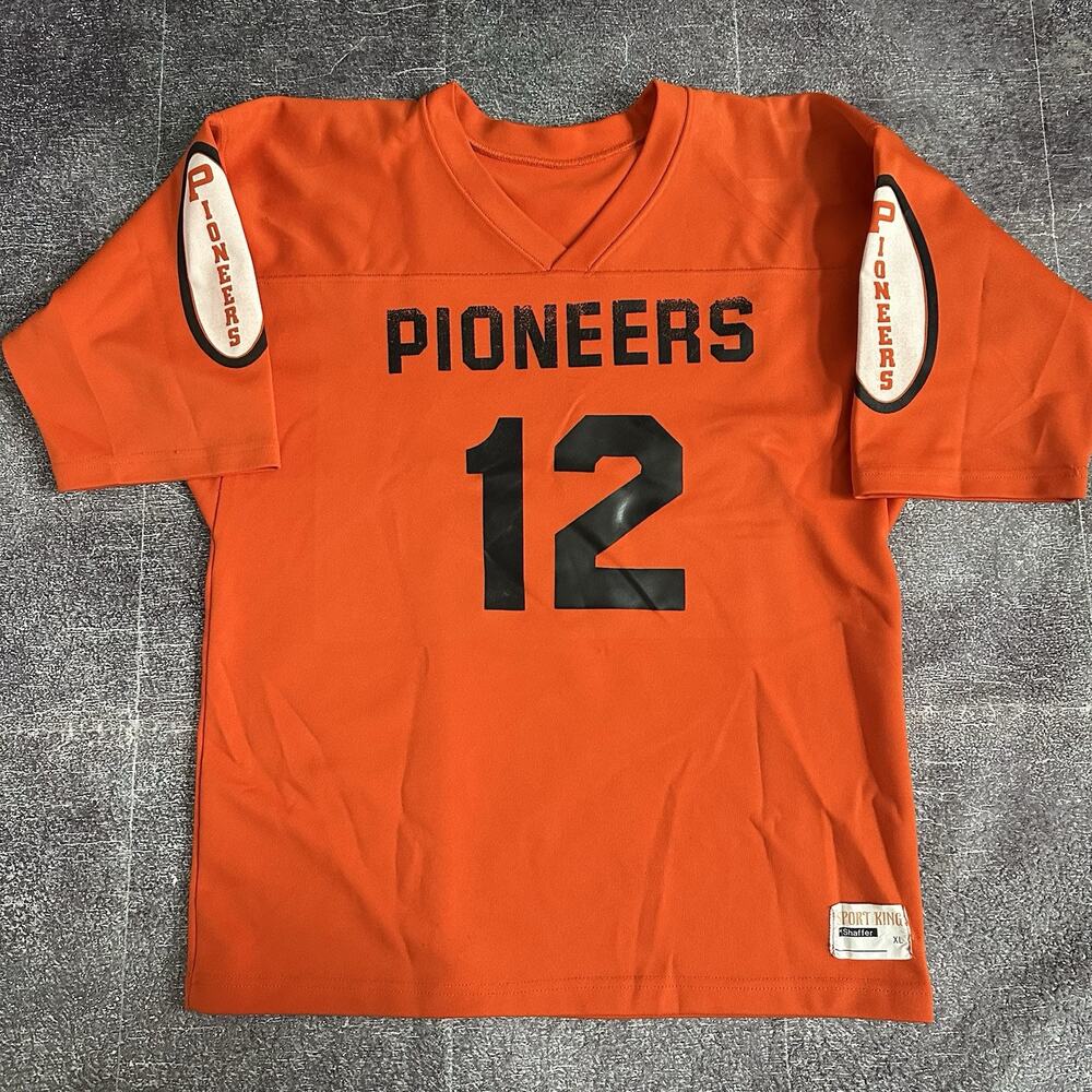 Men's Vintage 70's Shaffer Sport King Dearborn Pioneers Football Jersey Sz XL